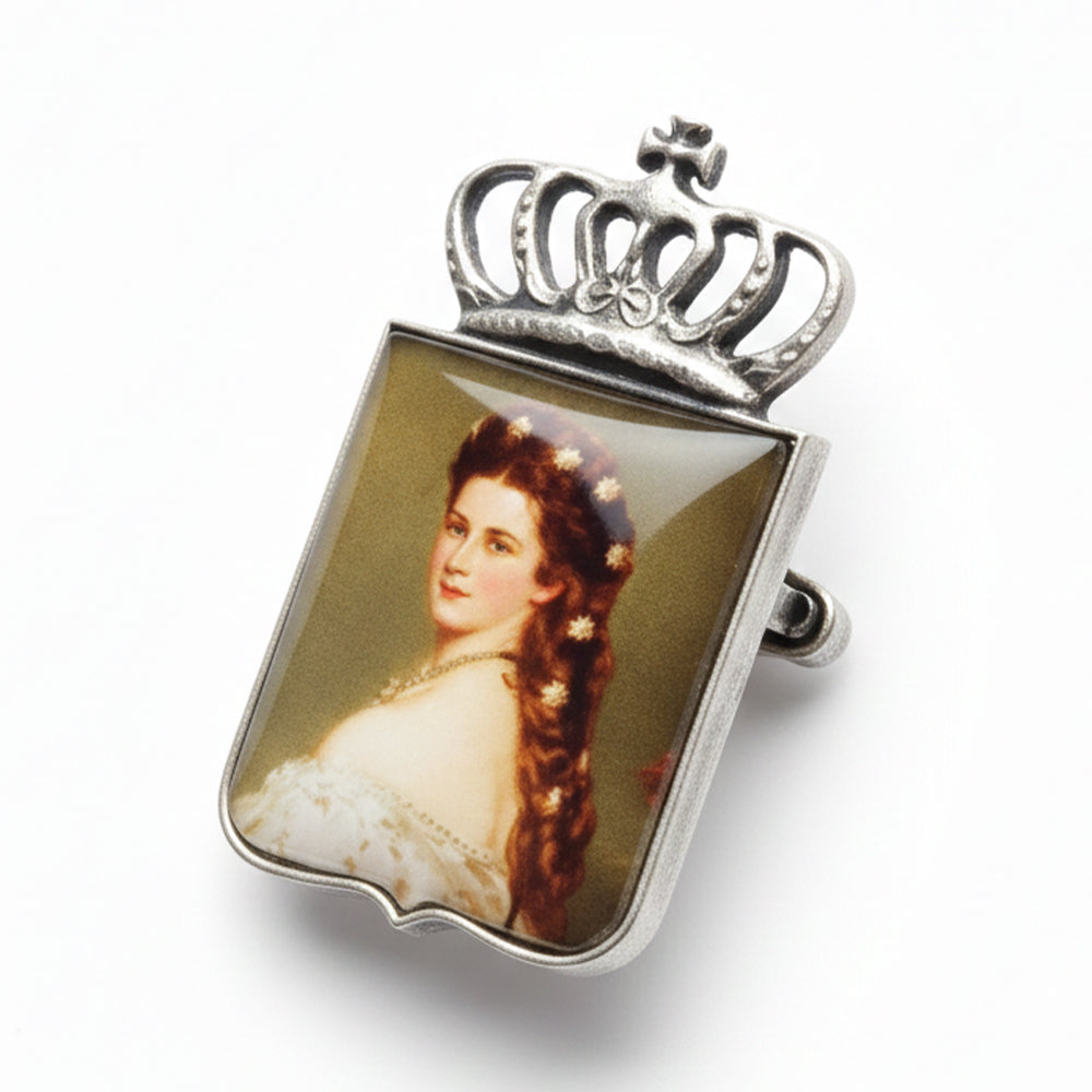 Anstecker Kaiserin Sissi Porträt