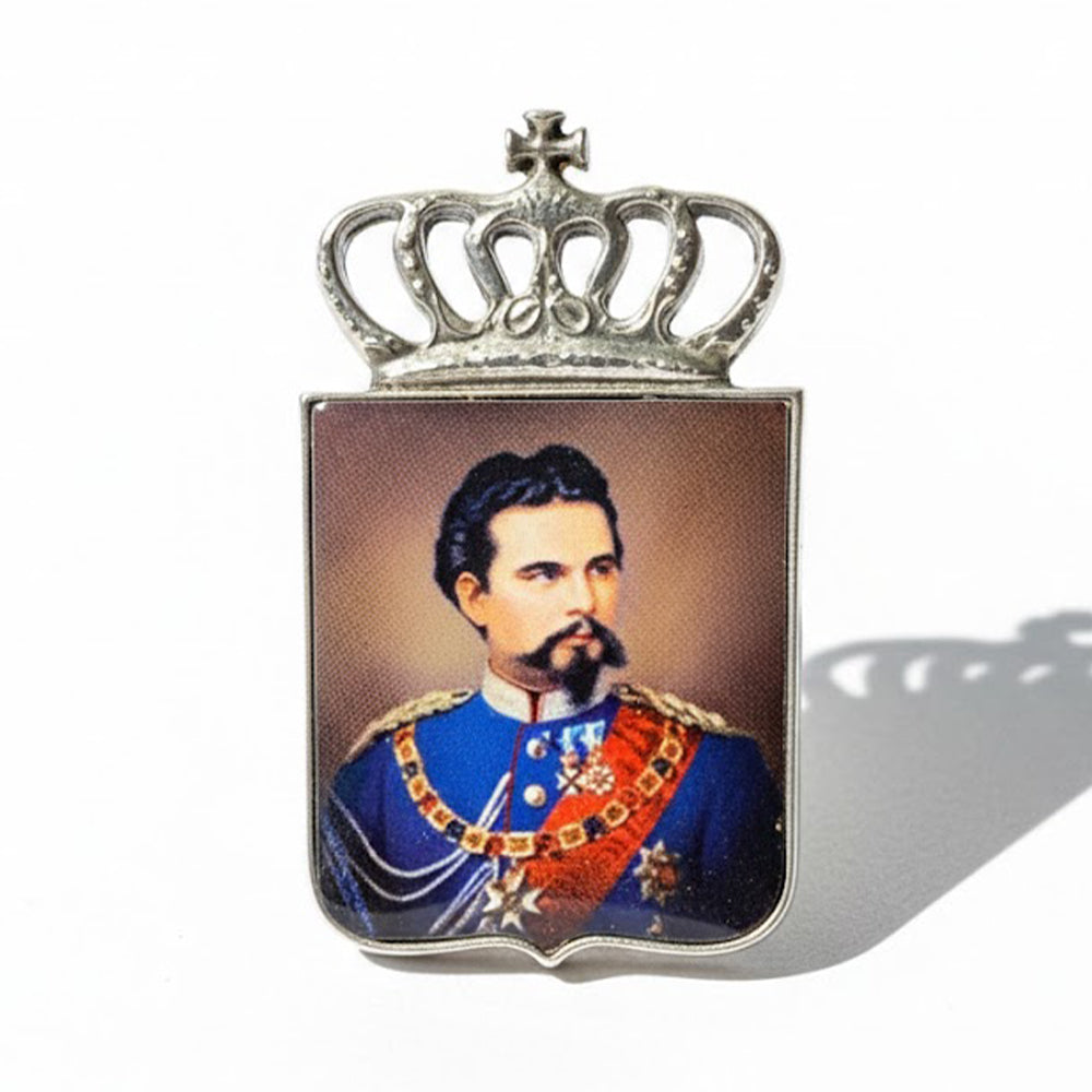 Anstecker König Ludwig Alt