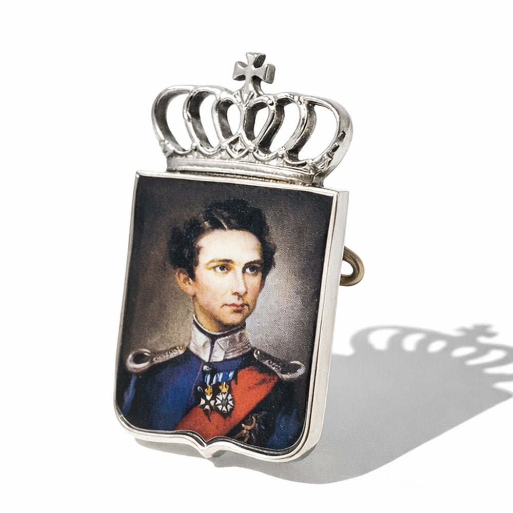 Anstecker König Ludwig Jung