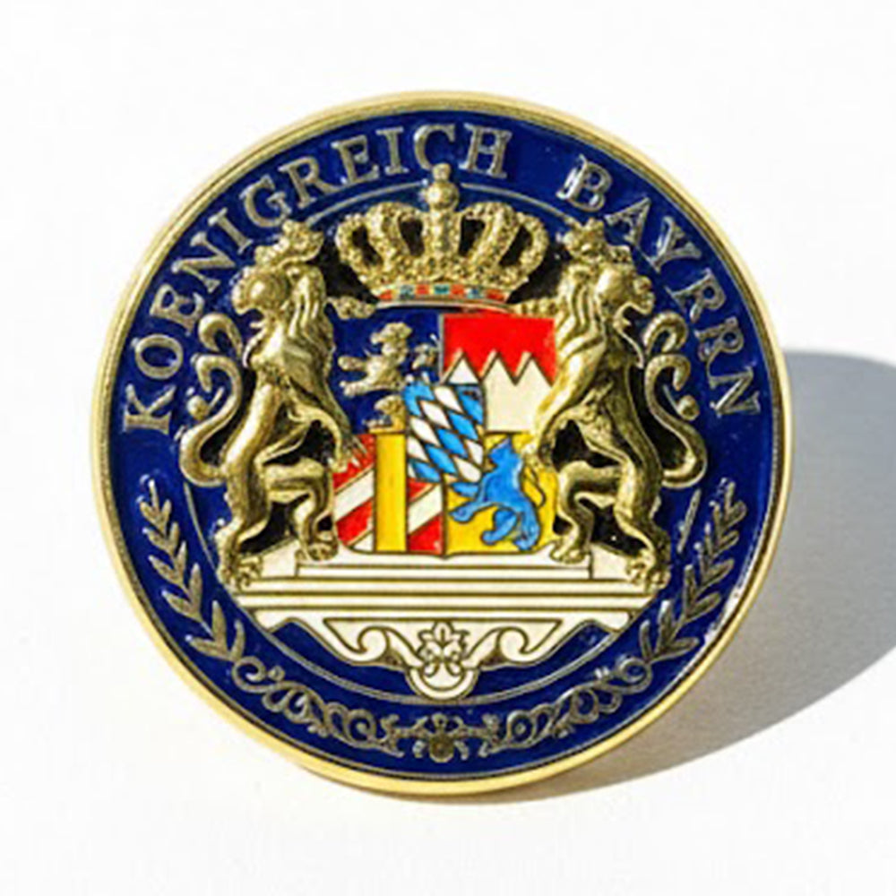 Anstecker Königreich Bayern bunt