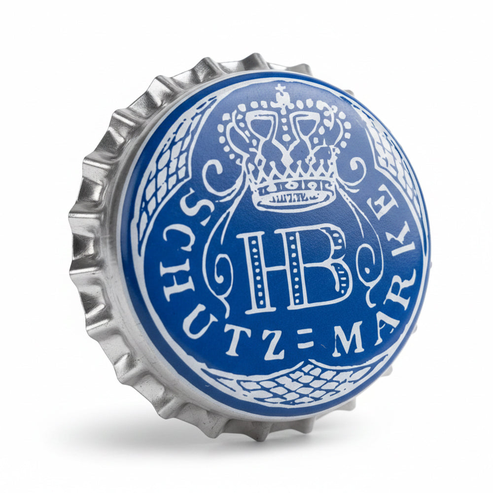Anstecker "Kronkorken" Schutzmarke - Hofbräu