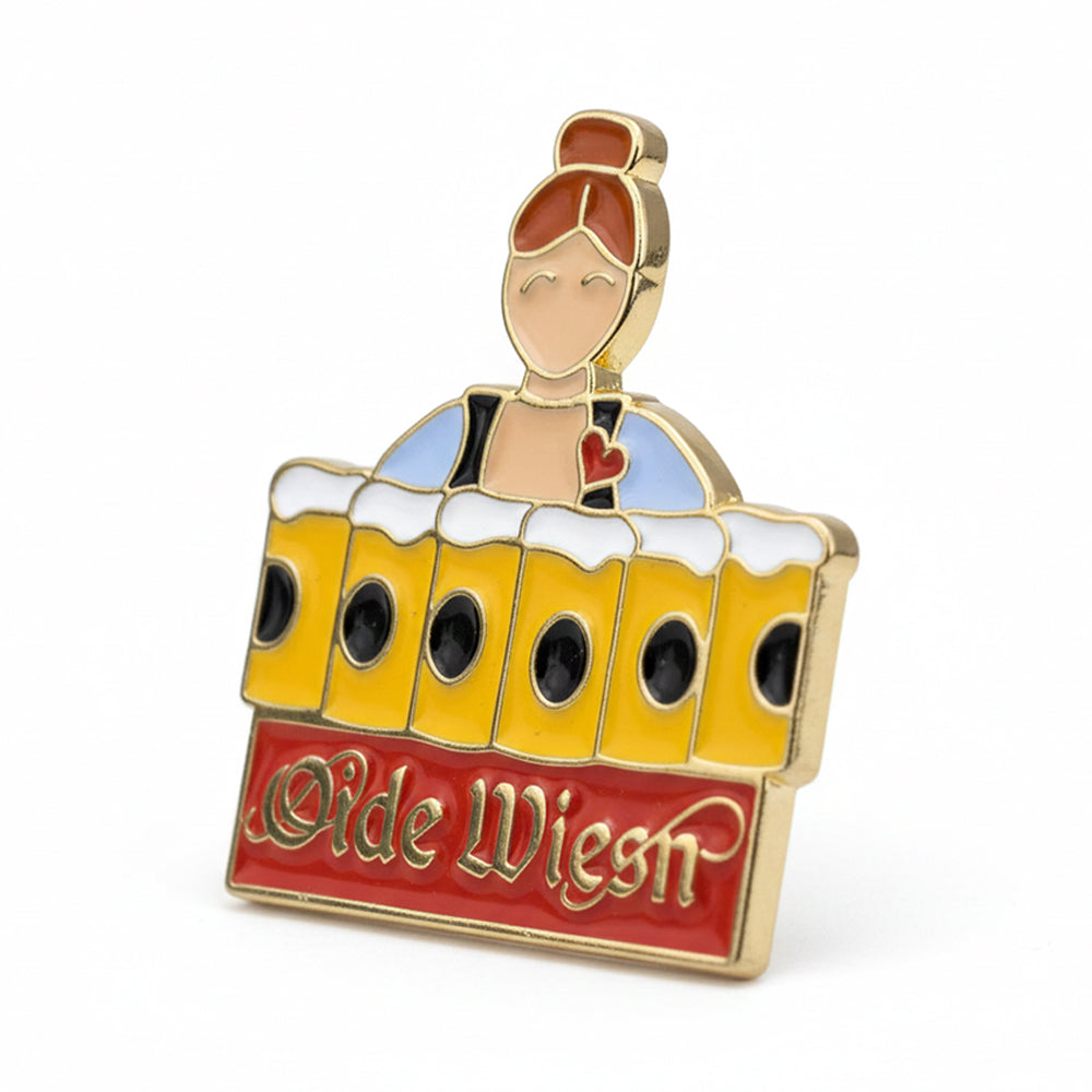 Anstecker Oide Wiesn™ Pin Bedienung