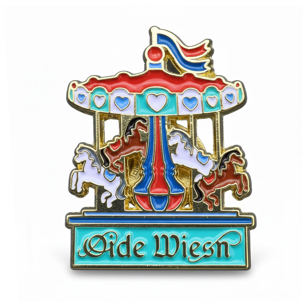 Anstecker Oide Wiesn™ Pin Pferdekarussell