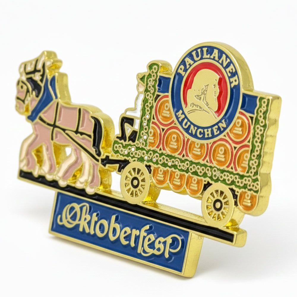 Anstecker Oktoberfest™ Pin Paulaner Bierwagen