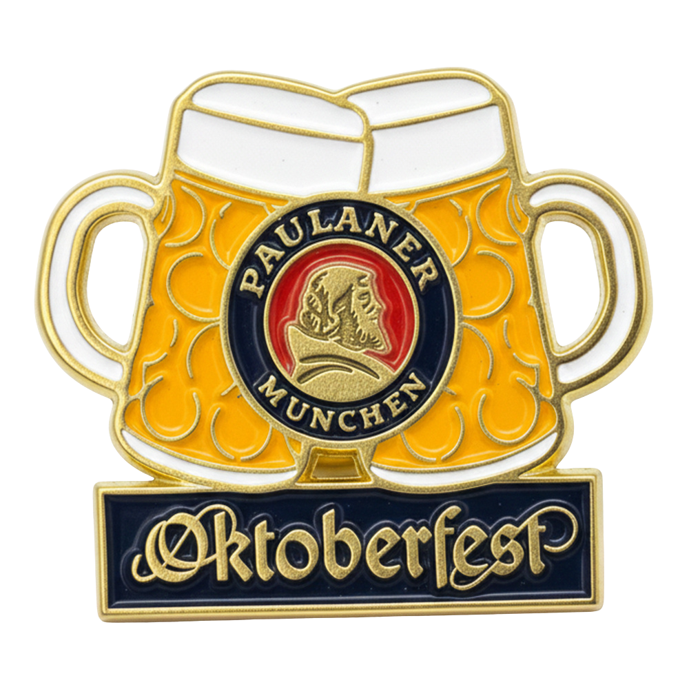 Anstecker Oktoberfest™ Pin Paulaner Doppelbierkrug