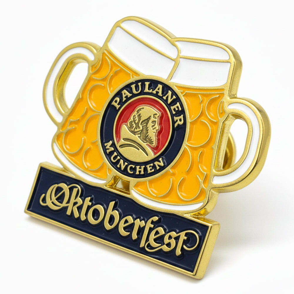 Anstecker Oktoberfest™ Pin Paulaner Doppelbierkrug