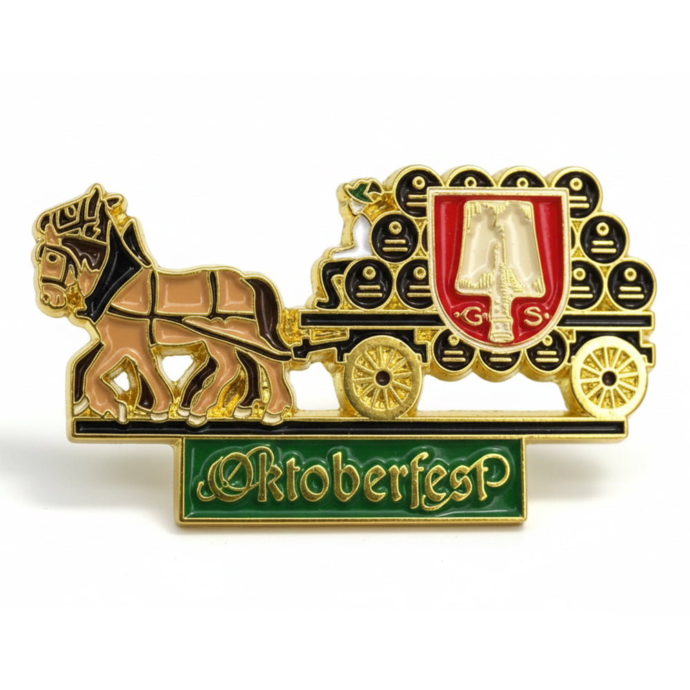 Anstecker Oktoberfest™ Pin Spaten Bierwagen