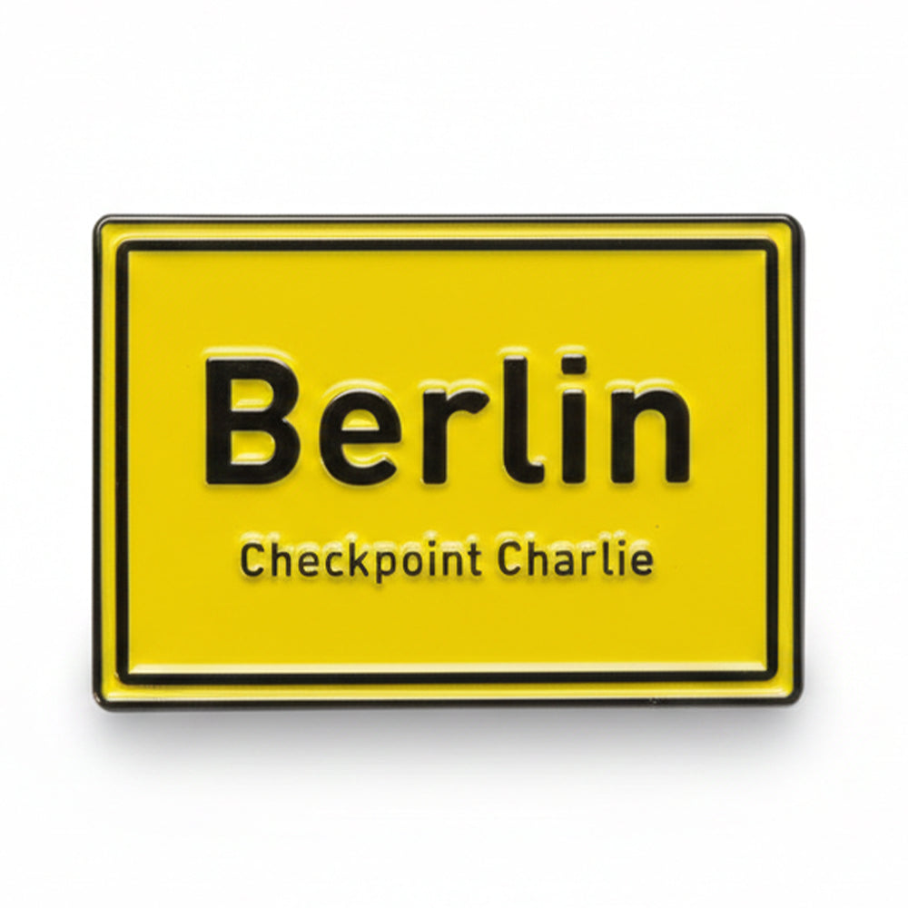 Anstecker Ortsschild Berlin