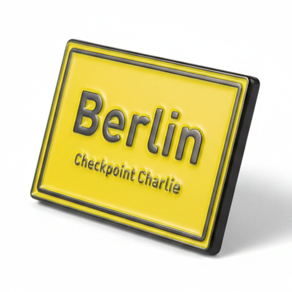 Anstecker Ortsschild Berlin