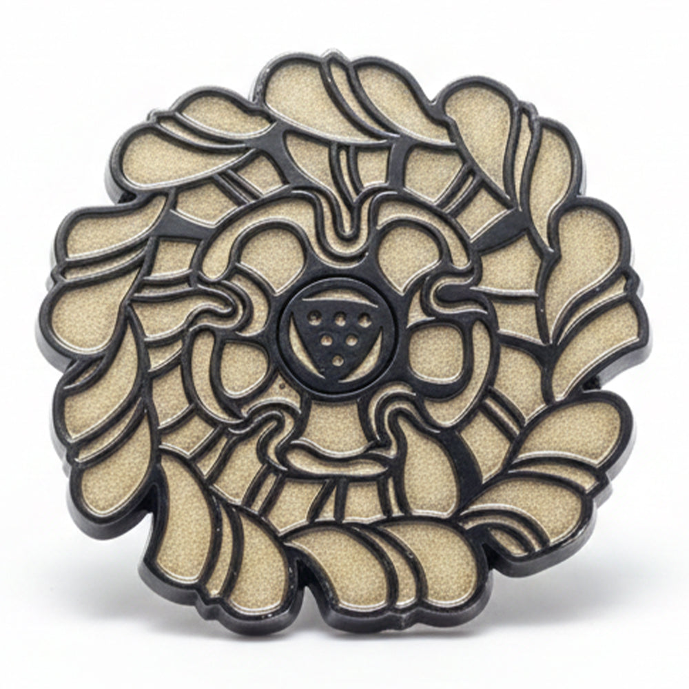 Anstecker Rosette gold - Berlinerschloss