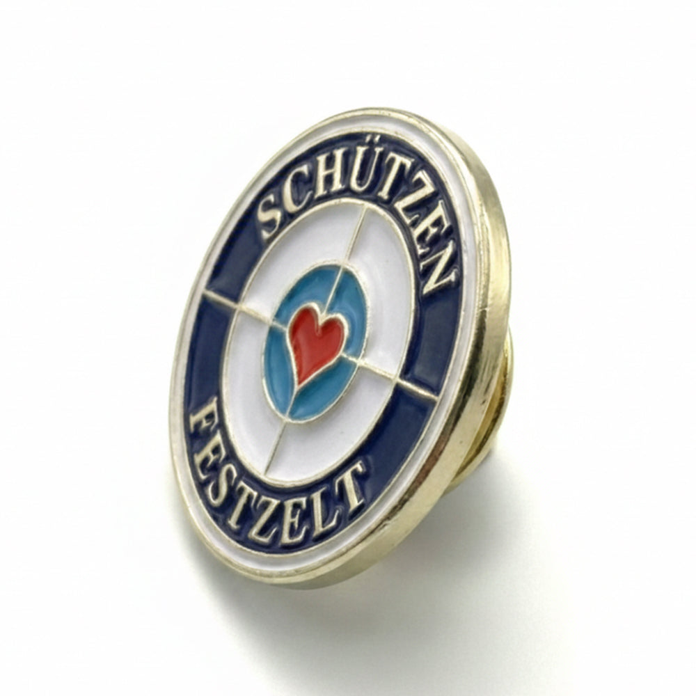 Anstecker Schützen Festzelt Zielscheibe