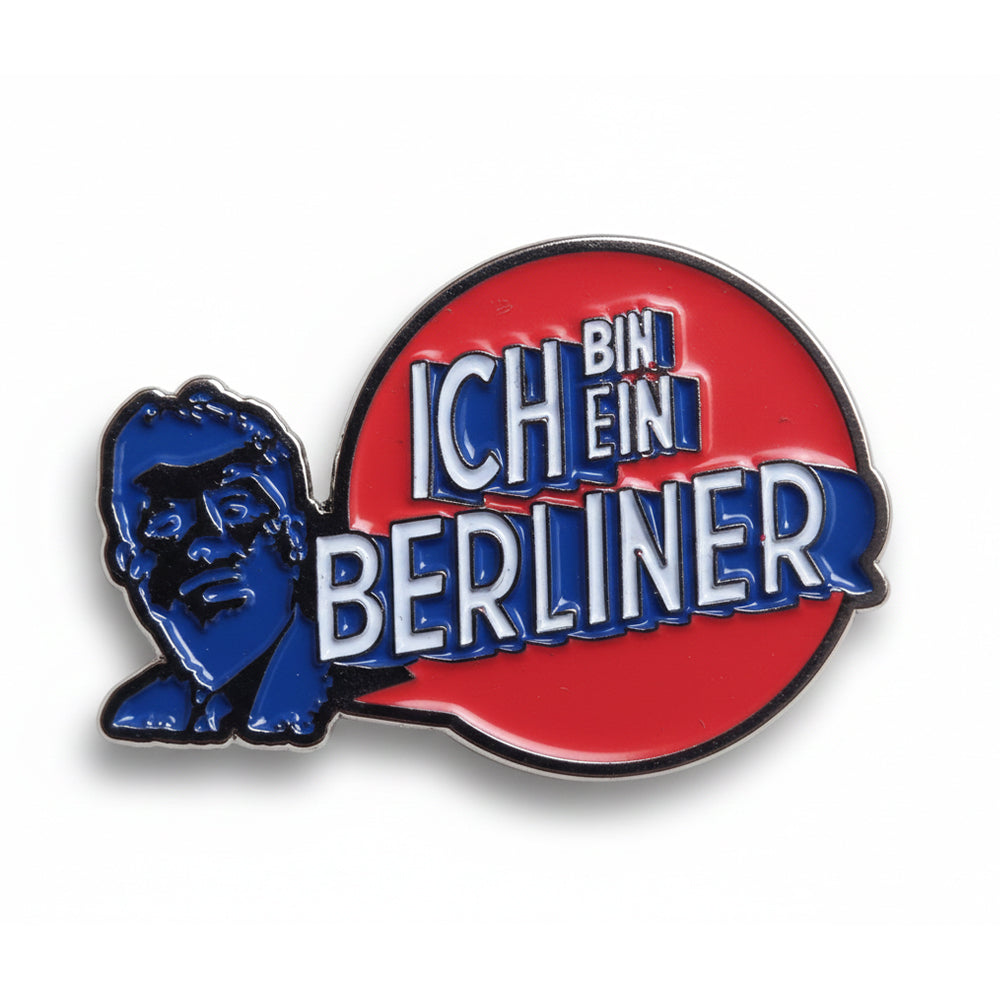 Anstecker Spruch "Ich bin ein Berliner" - J.F.Kennedy