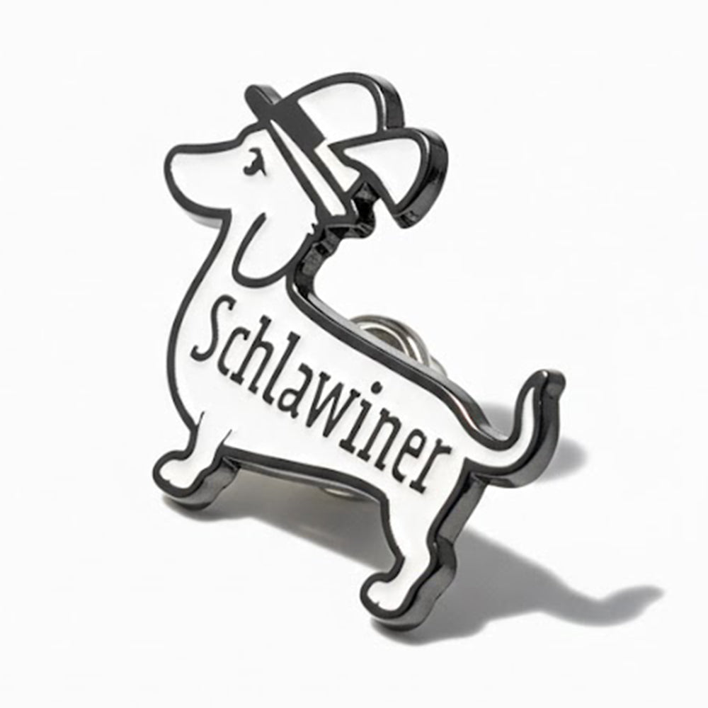 Anstecker Spruch "Schlawiner" - Dackel