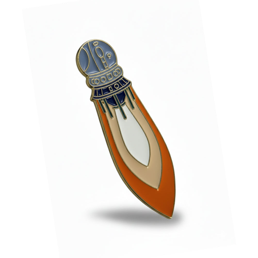 Anstecker Sputnik Rakete