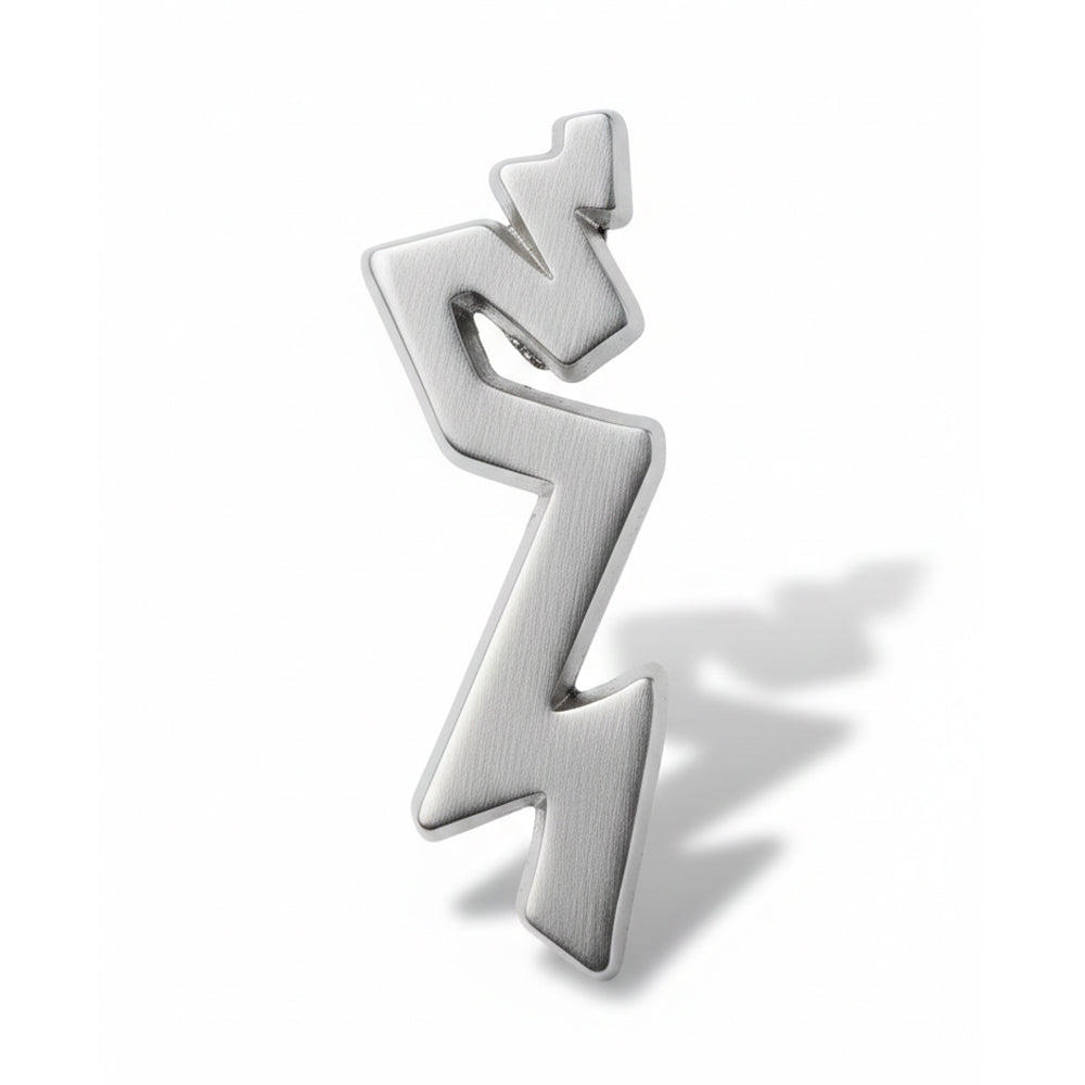 Anstecker ZickZack silber
